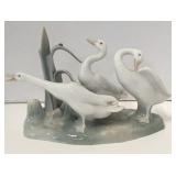 (MT) Lladro Geese Figureine, 9.5in
