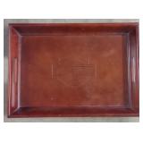(JJ) Harley Davidson Wood Serving Tray, 22" x 16"