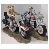 (JJ) Harley Davidson Hog Figurines, 1