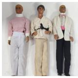 (JL) Vtg Ken Barbie Dolls 12"T