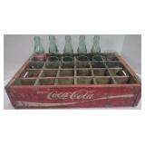 (JG) Vtg. Coca Cola Wooden Crate (18.5"ï¿½12"ï¿½4")