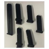 (BB) 6 Gun Clips.Includes 5 9mm SIG Sauer