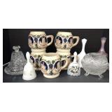 (JJ) Waterford Crystal Bell w/ Base, Fenton