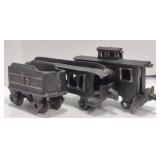 (LG) Cast Iron Passenger Cabooses (Longest 7") &