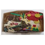 (LG) Decorative Plastic Figurines incl. Horse