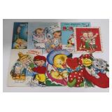 (JL) Vtg Cards Inc, 3-D, Felt, etc.