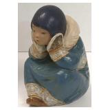 (ML) LIadro Figurine 12158 "Pensive Eskimo Girl"