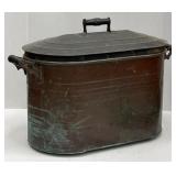 (PS) Copper Boiler Wash Tub w/Lid