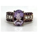 (LG) Sterling Silver Amethyst & Topaz Kit Heath