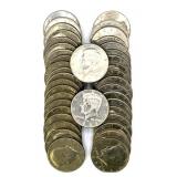 (RB) (40) 1971-1997 Kennedy Half Dollar Coins