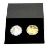 (DT) 1989 Johnny Bench 999 Silver 1 Ozt & Bronze