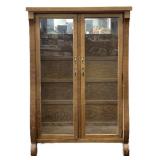 (JK) B. & Co. No 99 Antique Oak Display Curio