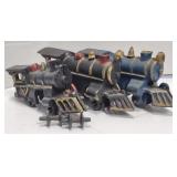 (LG) Cast Iron Steam Engine Locomotives, 7" *One