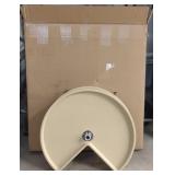 (SB) Rev-A-Shelf Polymer Kidney Lazy Susan, 24"