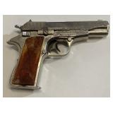 (MT) Hubley Automatic Toy Cap Pistol, 6x4in
