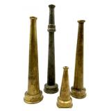 (PS) Asst. Brass Fire Hose Nozzles