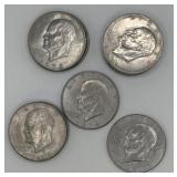 (RB) (12) Eisenhower Dollar Coins
