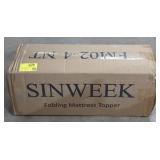 (ZZ) SINWEEK Folding Mattress Topper (Measurements