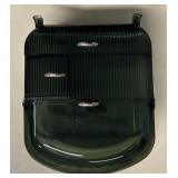 (ZZ) Dressing Case. Dark Green and Black. Size in