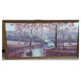 (KD) Wildwoods Picture In Wooden Frame (50"ï¿½27")