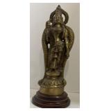 (DC) Goddess Sri Andal Brass Bronze Figure Hindu