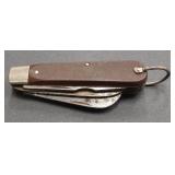 (JJ) Colonial 3 Bladed Folding Knife (2.5" Long