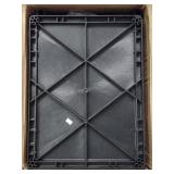 (ZZ) Disassembled 3 Tier Rolling Cart, 24" x 18"