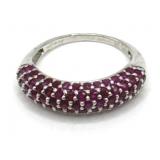 (LG) Sterling Silver C. Clemency Pink Sapphire