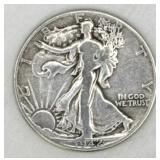 (RB) Silver 1942 Walking Liberty Half Dollar Coin