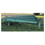 15ft V Bottom boat with Trailer
