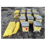 11 John Deere Insecticide boxes and cover.