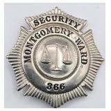 Obsolete Montgomery Ward Security Badge #366