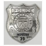 Obsolete City Of Toronto Metropolitan Police Inspe