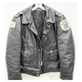 1980's Obsolete Chicago City Police Leather Motorc
