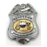 Obsolete Fisher Body Division Sergeant Shield Badg