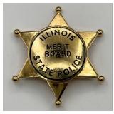 Obsolete Illinois State Police Merit Board Star Ba