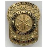 Obsolete C.H. Hanson Chicago Fire Department Lieut