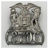 Obsolete Chicago Police Cap Badge #8706