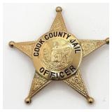 Obsolete Cook County Illinois Jail Officer Star Ba