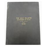 1930 The Daily Bulletin Department Of  Police City