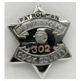 Obsolete Blackinton Cook County Illinois Sheriff's