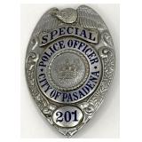 Obsolete Pasadena California Special Police Office