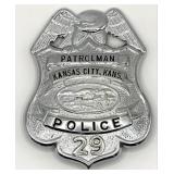 Obsolete Kansas City Kansas Police Patrolman Shiel
