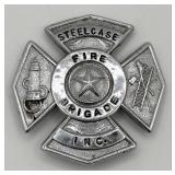 Obsolete Steelcase Incorporated Fire Brigade Badge