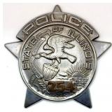 Obsolete C.H. Hanson Illinois State Police Badge #