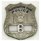 Obsolete Harrington Park New Jersey Police Shield