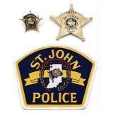 Obsolete Blackinton St. John Indiana Police Chief