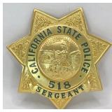 Obsolete California State Police Sergeant 7-Point