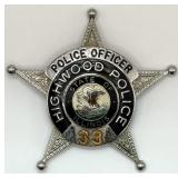 Obsolete Blackinton Highwood Illinois Police Offic