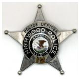 Obsolete Blackinton Highwood Illinois Police Offic